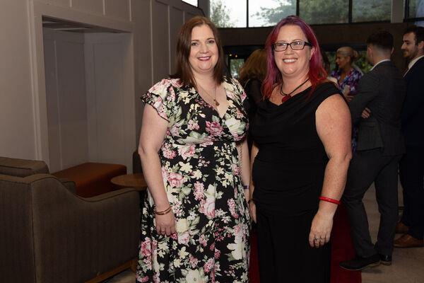 Jackie Walsh and Sadhbh Warren, Red Rock Writing at this year’s Cork Digital Marketing Awards.
