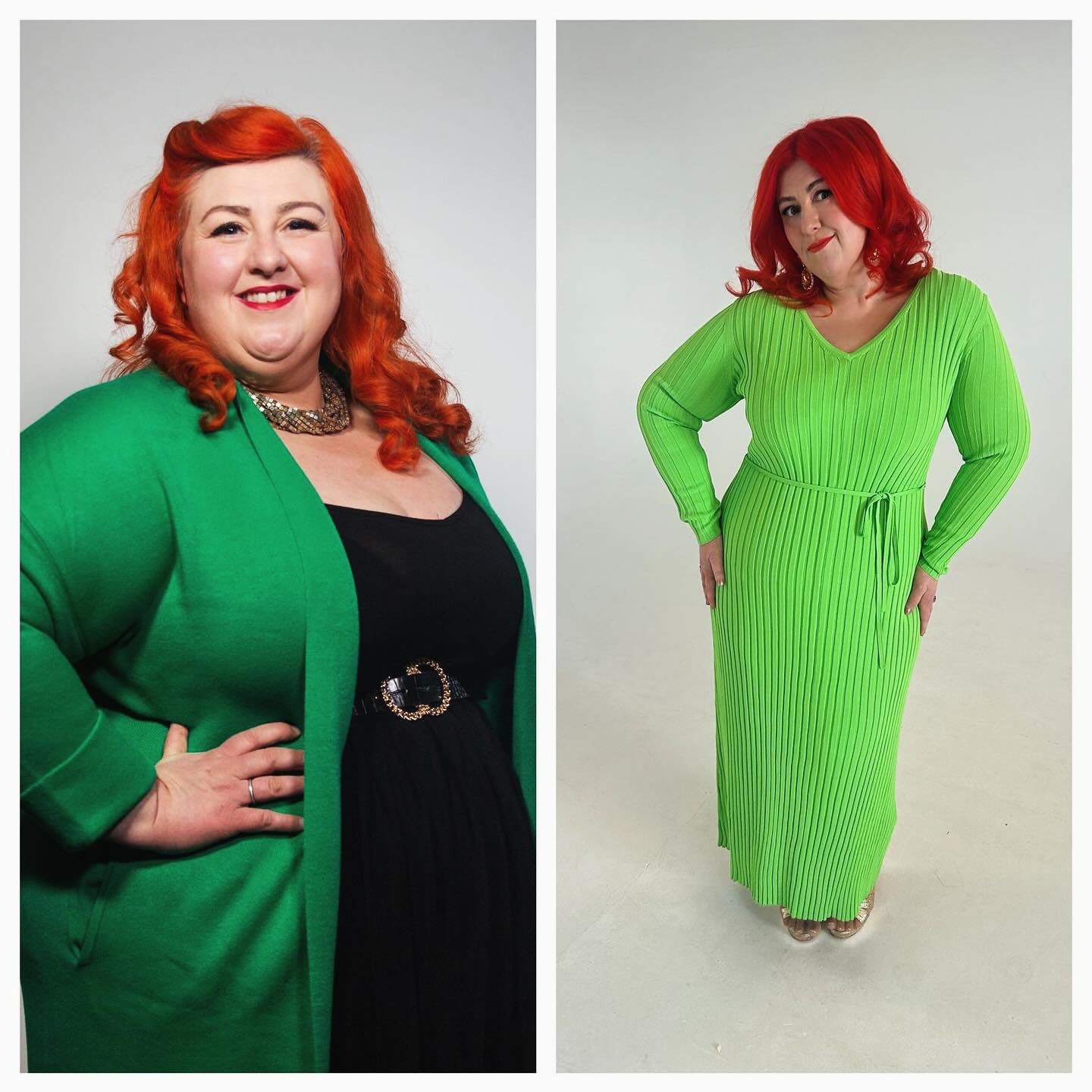 Pop Idol winner Michelle McManus before and after nine stone weight loss
